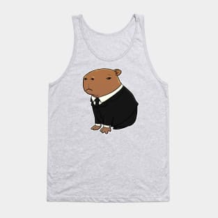 Capybara in a suit Tank Top